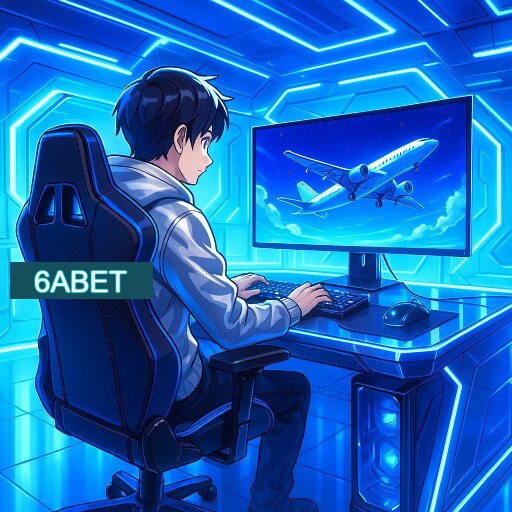 Imagem promocional do app oficial 6ABET destacando a conveniência de jogar cassino online pelo celular ou navegador
