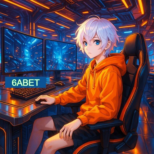 Imagem promocional do app oficial 6ABET destacando a conveniência de jogar cassino online pelo celular ou navegador