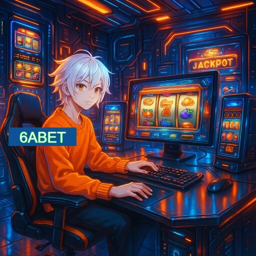 Imagem promocional do app oficial 6ABET destacando a conveniência de jogar cassino online pelo celular ou navegador