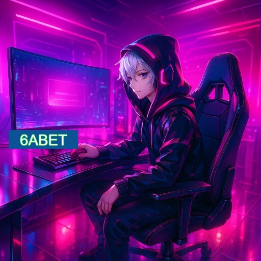 Imagem promocional do app oficial 6ABET destacando a conveniência de jogar cassino online pelo celular ou navegador