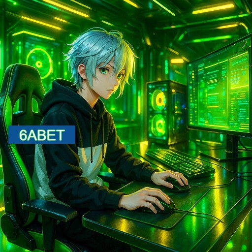 Imagem promocional do app oficial 6ABET destacando a conveniência de jogar cassino online pelo celular ou navegador